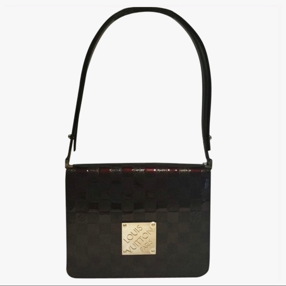 📌 SOLD 📌LOUIS VUITTON DAMIER BURGUNDY VERNIS BAG - Picture 5 of 8